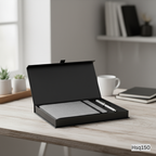 EcoFelt Notebook Gift Set – A5 Eco Notebook with Paper Clip Gel Pen