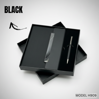 Diary and Metal Pen Corporate Gift Set