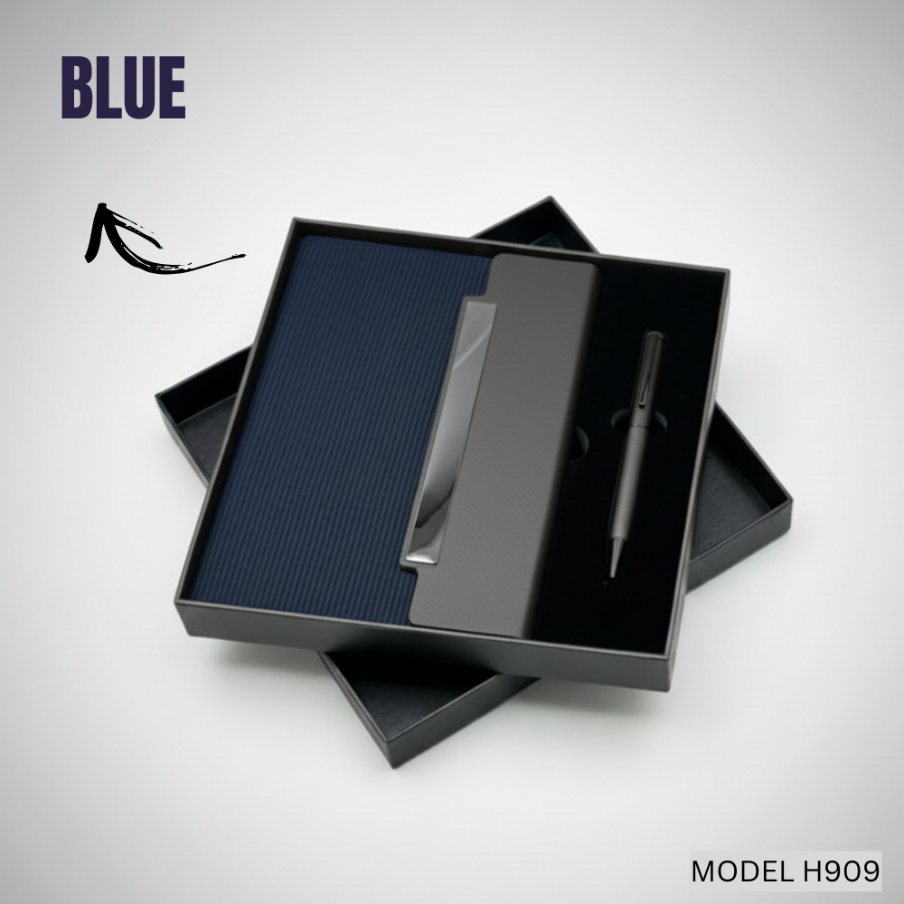 Diary and Metal Pen Corporate Gift Set
