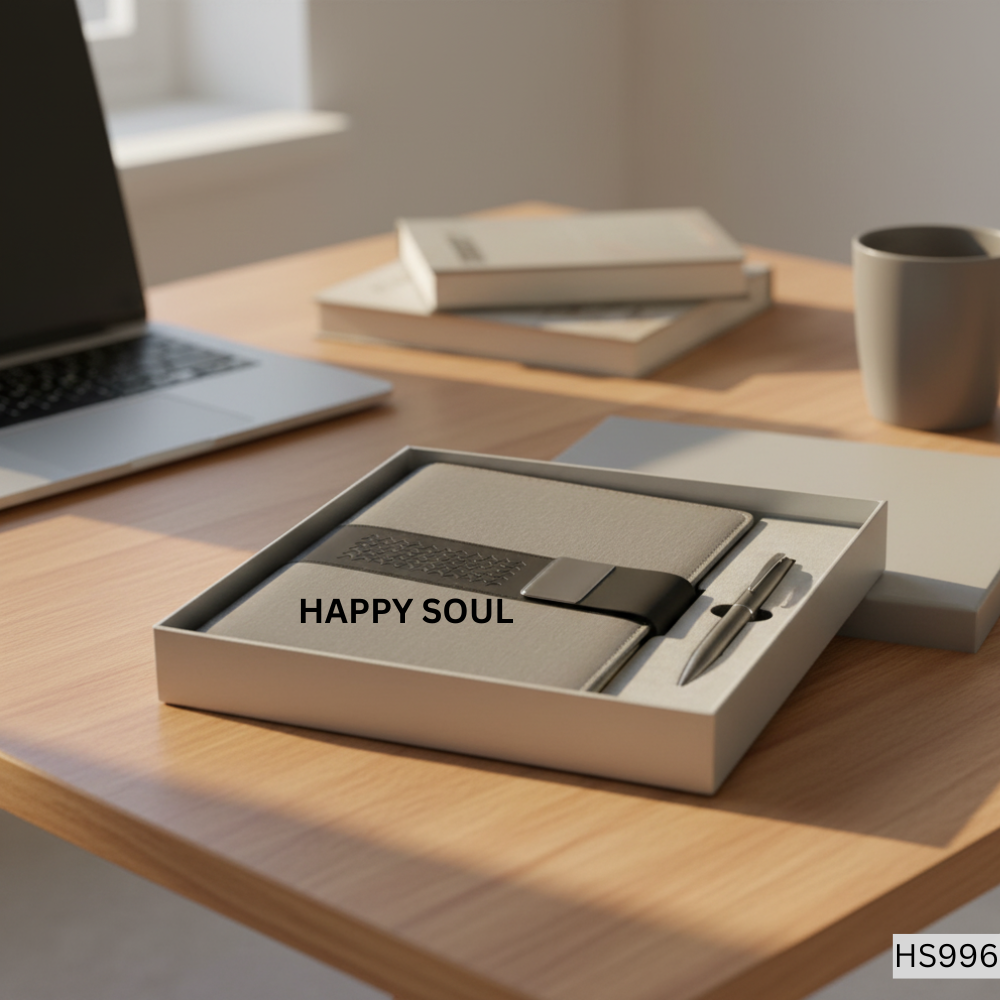 2 in 1 Gift Set – Planner Diary & Metal Pen (Model HS996)