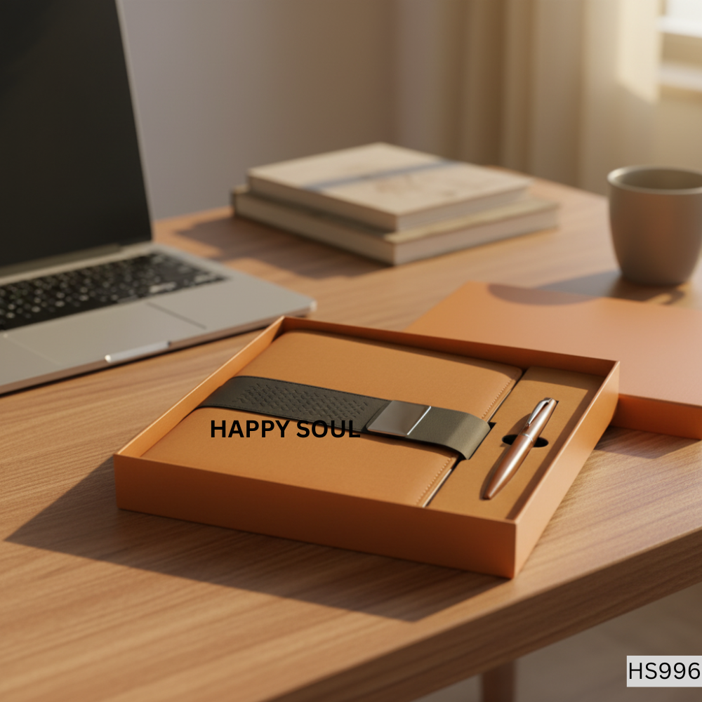 2 in 1 Gift Set – Planner Diary & Metal Pen (Model HS996)