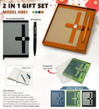 Dual-Tone Professional 2-in-1 Executive Suite | Diary & Pen Set