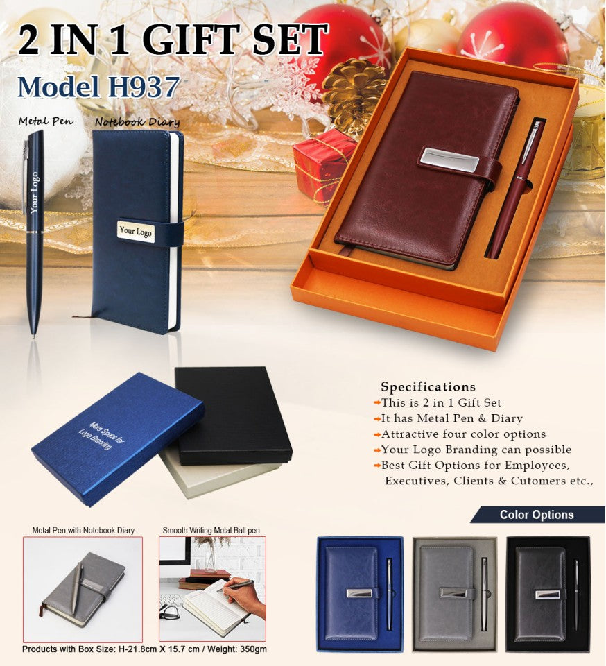 Classic Heritage 2-in-1 Executive Selection | Diary & Pen Set