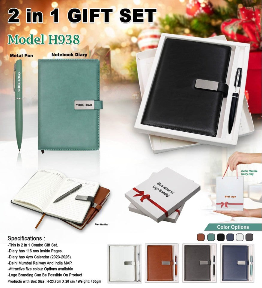Dual Precision 2-in-1 Metallic Gifting | Metallic Pen Set