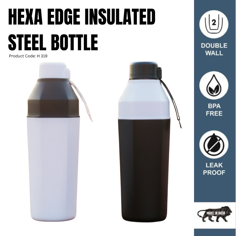 Stainless Steel Insulated Bottle 750ml | With Carry Strap