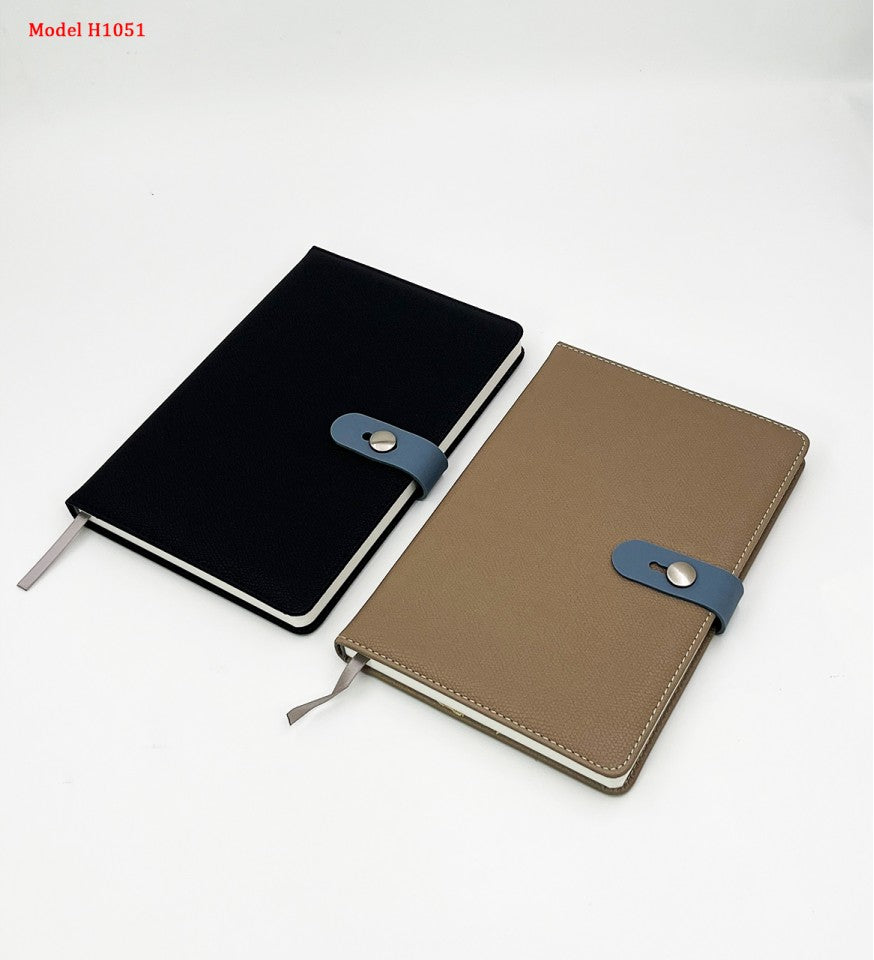 Metal Plate Signature A5 PU Leather Planner | Diary