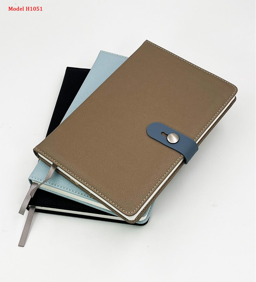Metal Plate Signature A5 PU Leather Planner | Diary