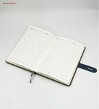 Metal Plate Signature A5 PU Leather Planner | Diary