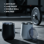 Insulated Coffee Mug 450ml | Double Wall Steel Mug