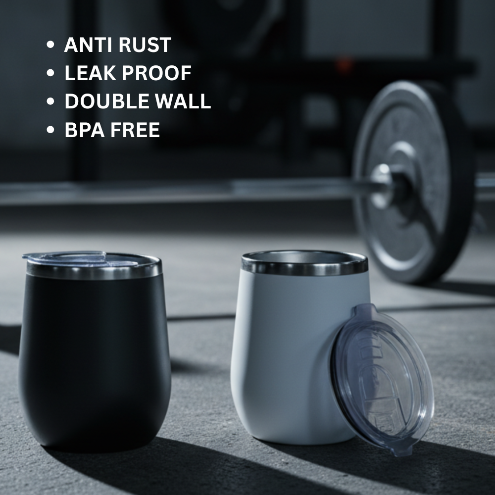 Insulated Coffee Mug 450ml | Double Wall Steel Mug