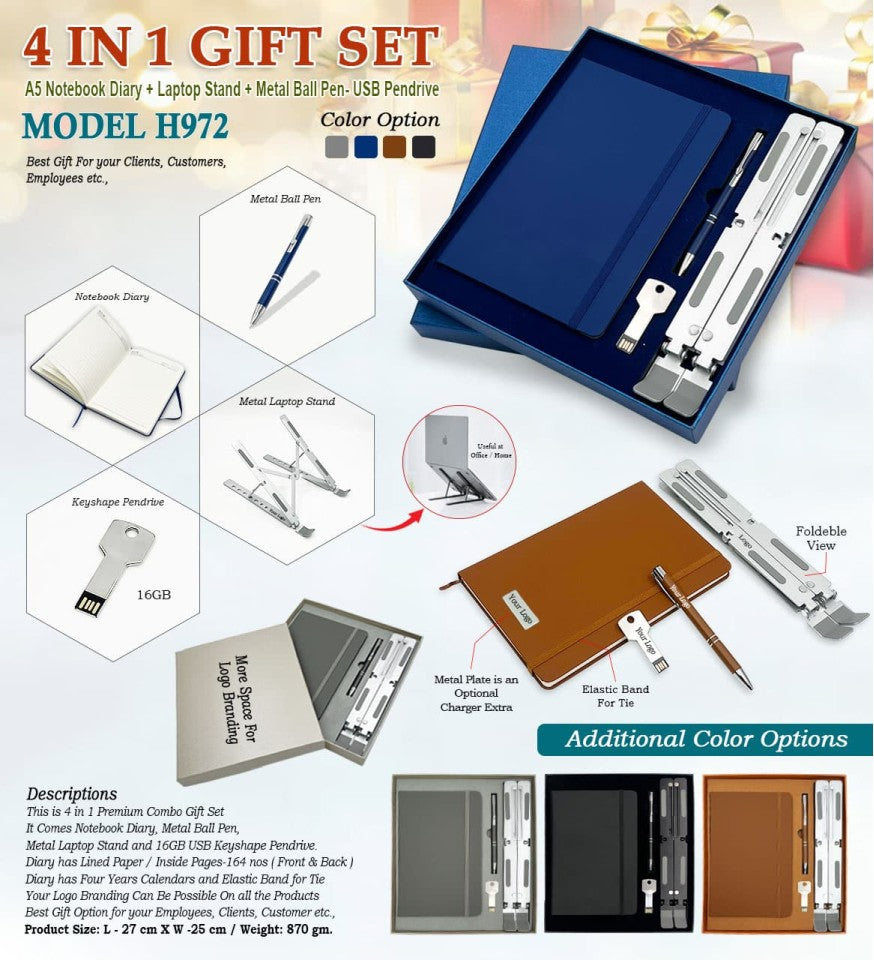 Silicone Lock Signature A5 PU Leather Suite | Diary