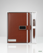 2 in 1 Business Gift Set with Diary & Metal Pen