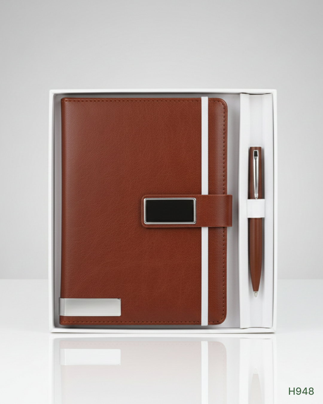 2 in 1 Business Gift Set with Diary & Metal Pen