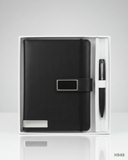 2 in 1 Business Gift Set with Diary & Metal Pen