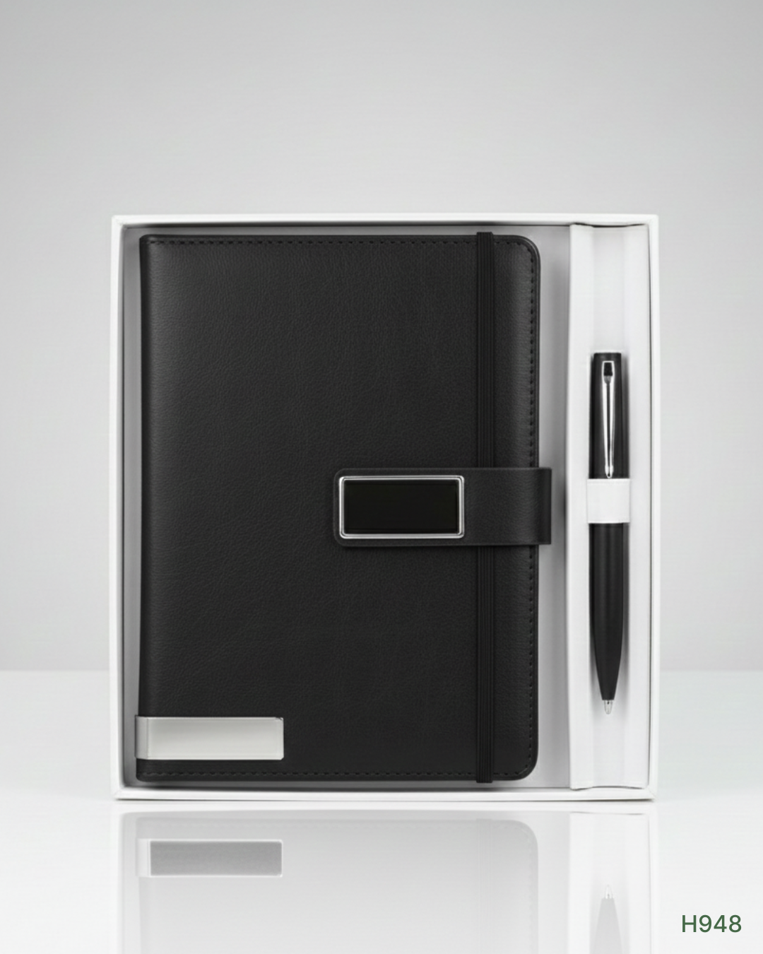 2 in 1 Business Gift Set with Diary & Metal Pen