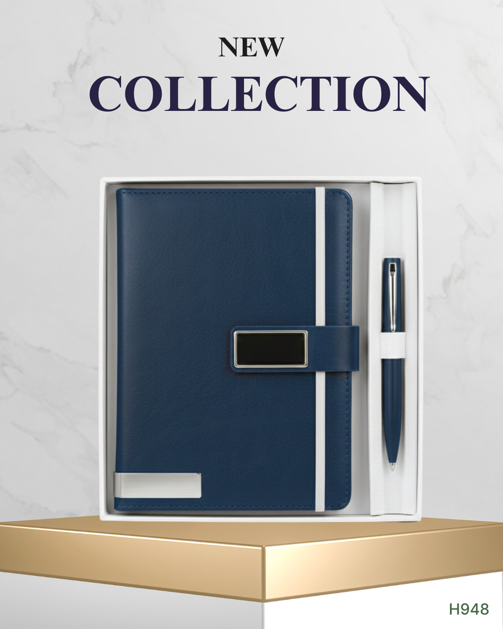 2 in 1 Business Gift Set with Diary & Metal Pen
