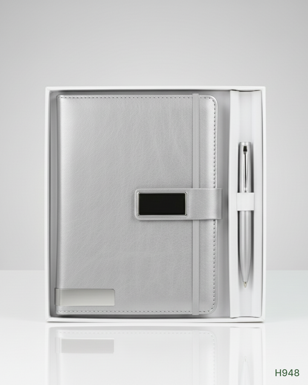 2 in 1 Business Gift Set with Diary & Metal Pen
