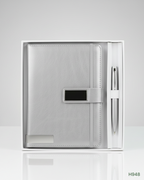 2 in 1 Business Gift Set with Diary & Metal Pen