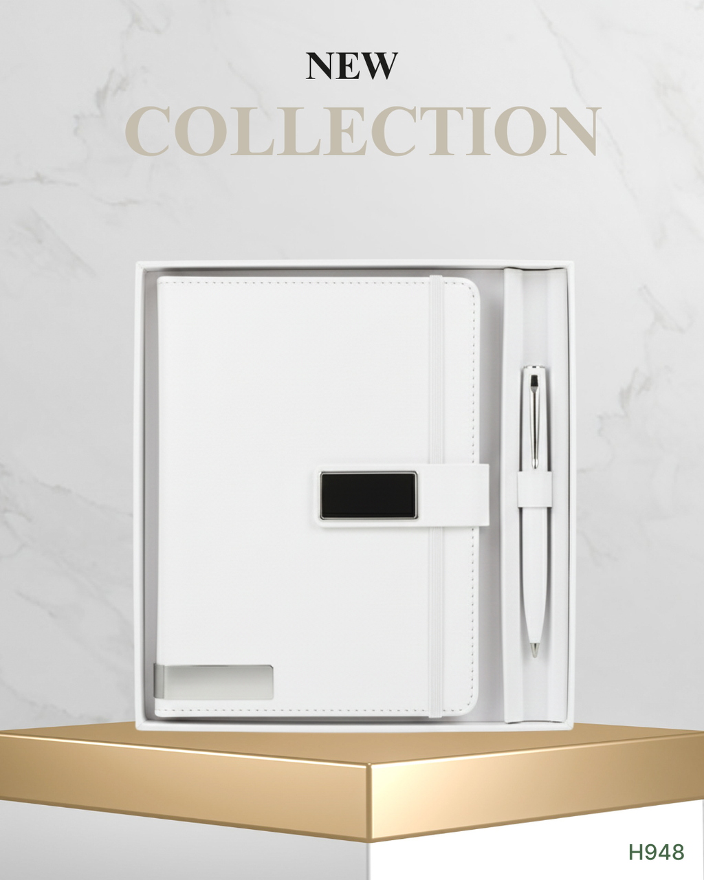 2 in 1 Business Gift Set with Diary & Metal Pen