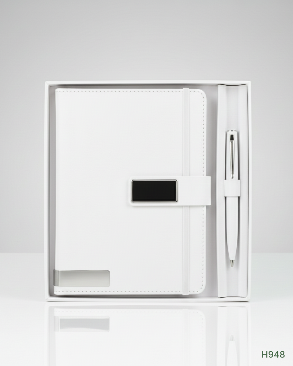 2 in 1 Business Gift Set with Diary & Metal Pen