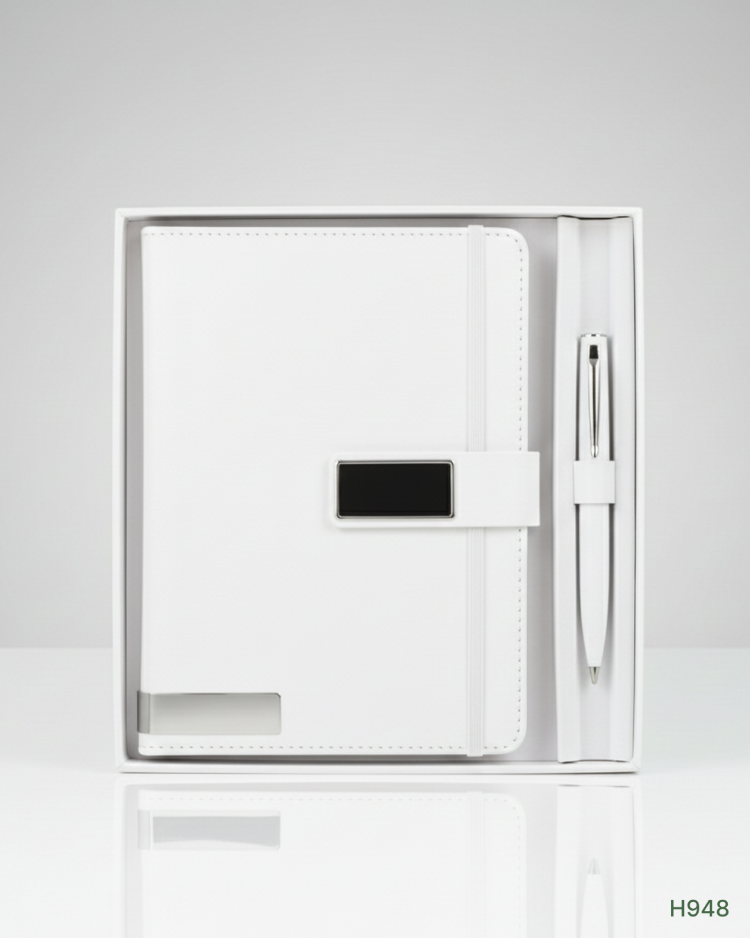 2 in 1 Business Gift Set with Diary & Metal Pen