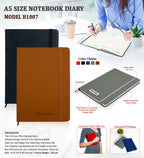 Minimal Graphite Grey A5 Notebook | Diary