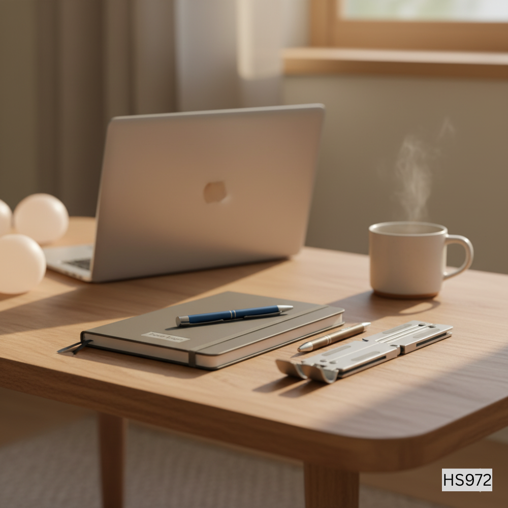 3 in 1 Gift Set – Notebook, Laptop Stand & Pen (Model HS972)