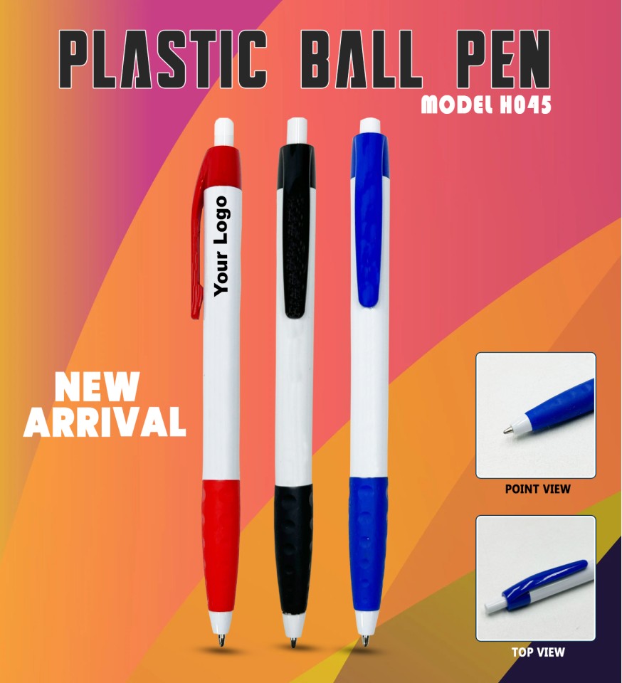 Industrial High-Gloss Plastic Ball Pen | Plastic Pen
