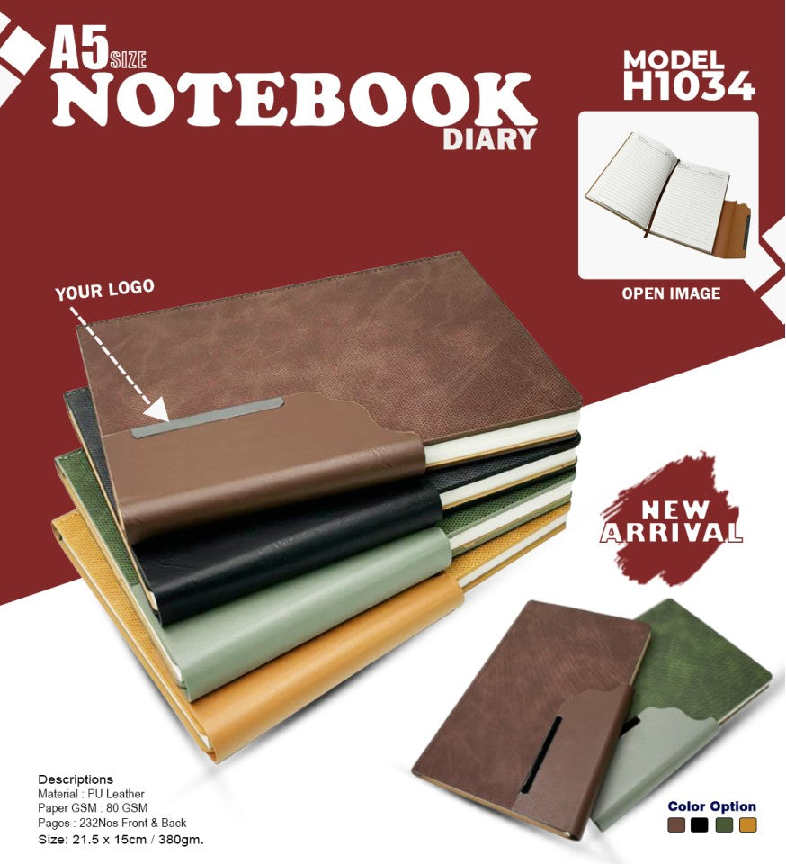 Metal Accent Signature Multi-Functional Office Diary | Diary