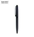 Minimal Noir-Silver Precision Metal Roller | Metal Pen