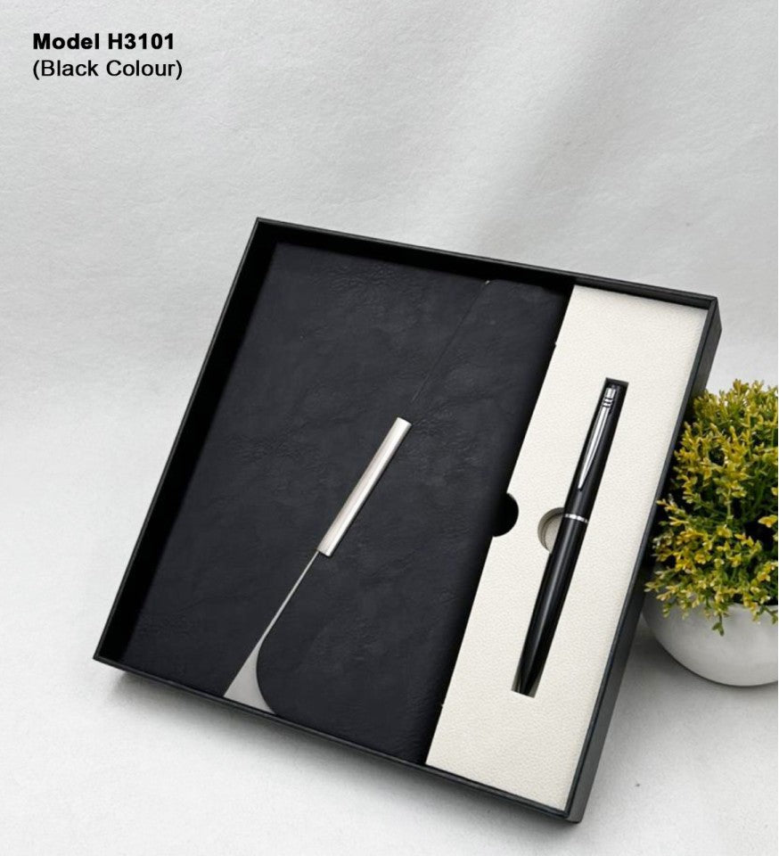 High-Utility Executive Workstation Duo | Diary & Pen Set