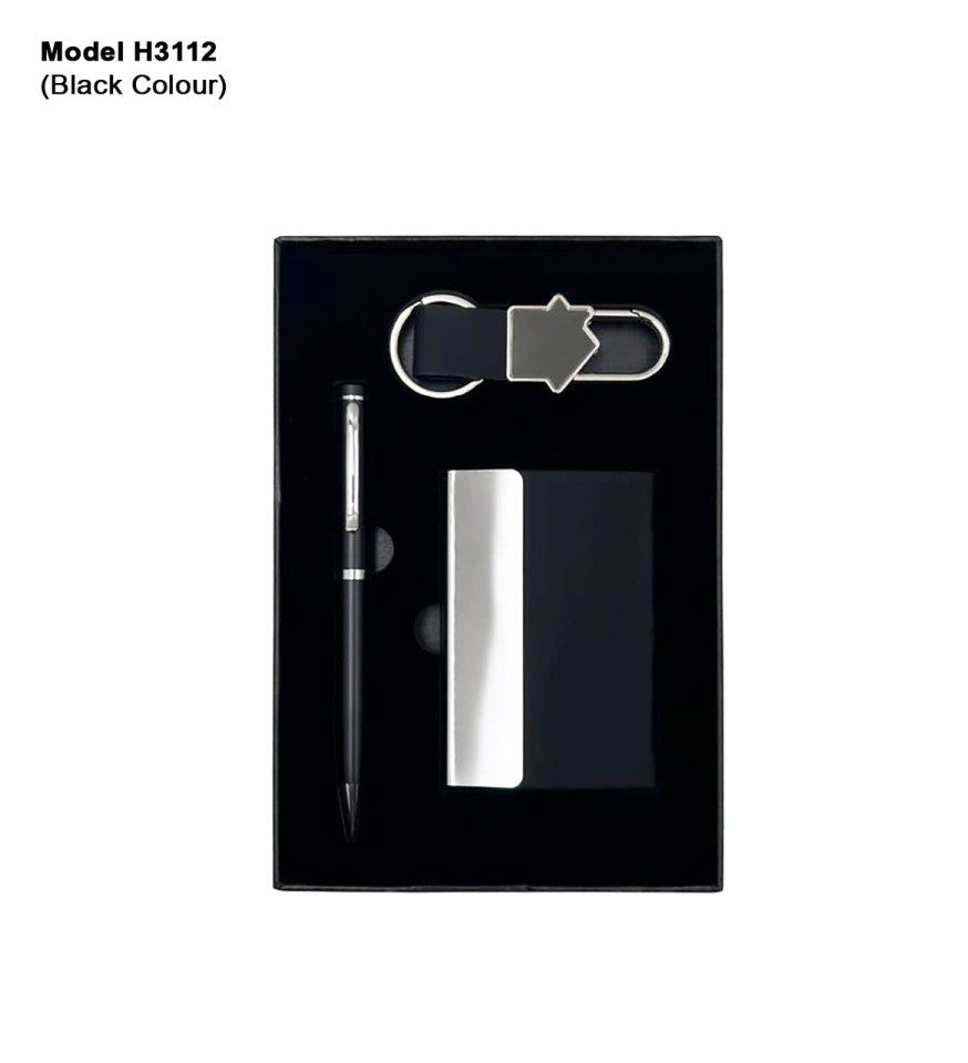 Minimal Noir 2-in-1 High-Utility Combo | Diary & Pen Set