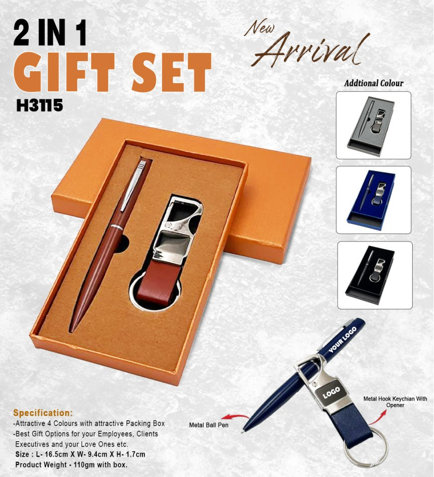 Professional 2-in-1 Unified Gifting Pack | Diary & Pen Set