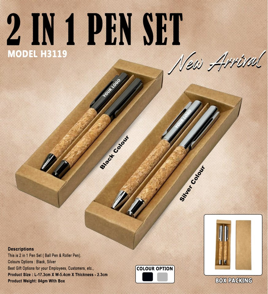 Dual Precision 2-in-1 Metal Collection | Metallic Pen Set
