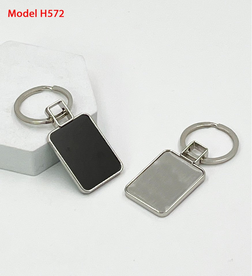 Premium Keychain | Rectangle Shape Metal Keychain - Premium