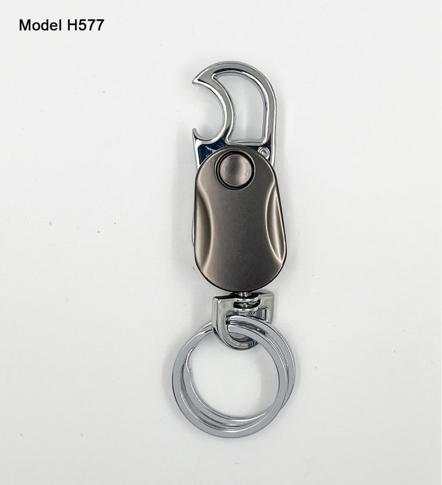 Industrial Bottle-Opener Hook Metal Keychain | Metal Keychain