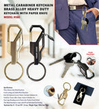 Industrial High-Glow Noir Metal Keychain | Metal Keychain