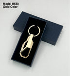 Industrial High-Glow Noir Metal Keychain | Metal Keychain