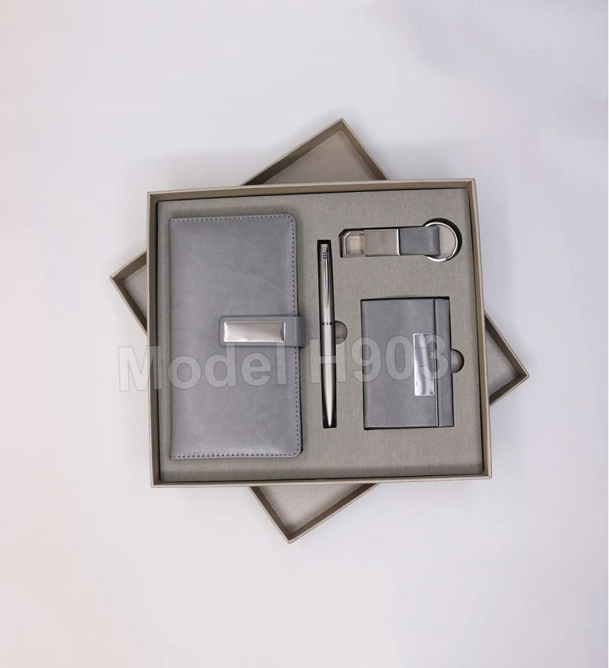 Minimal Noir 2-in-1 Compact Essential | Diary & Pen Set