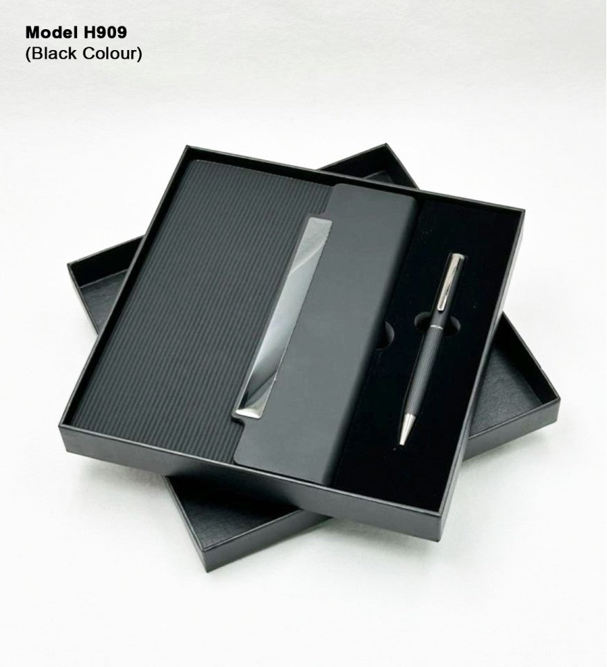 Multi-Tone Executive Portfolio Pack | Diary & Pen Set