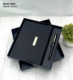 Multi-Tone Black & Navy Executive Duo | Diary & Pen Set