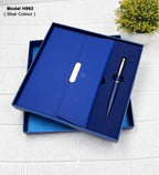 Multi-Tone Black & Navy Executive Duo | Diary & Pen Set