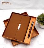 Multi-Tone Black & Navy Executive Duo | Diary & Pen Set