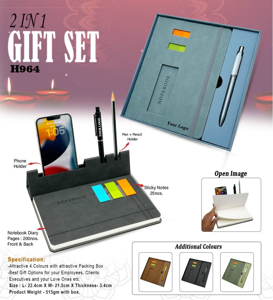 Premium Executive Gift Set | Diary & Pen Set