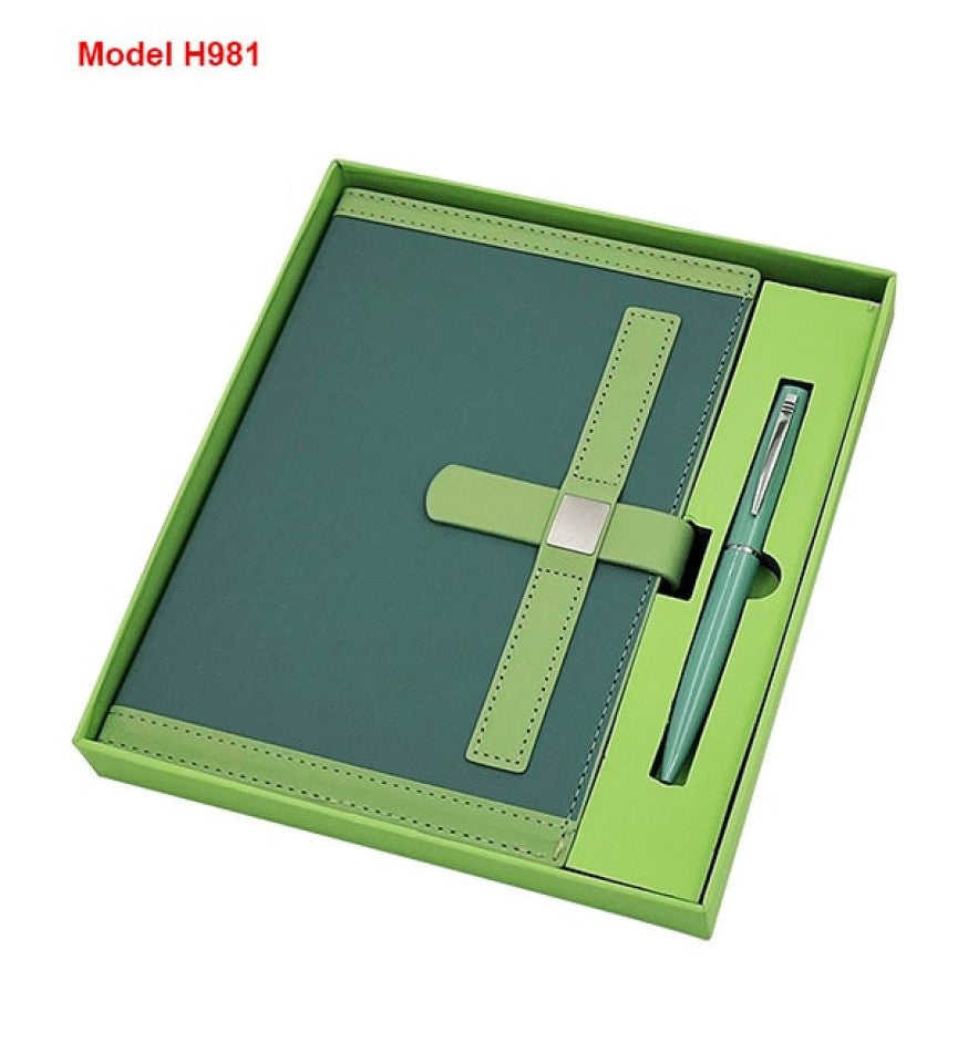 Dual-Tone Professional 2-in-1 Executive Suite | Diary & Pen Set