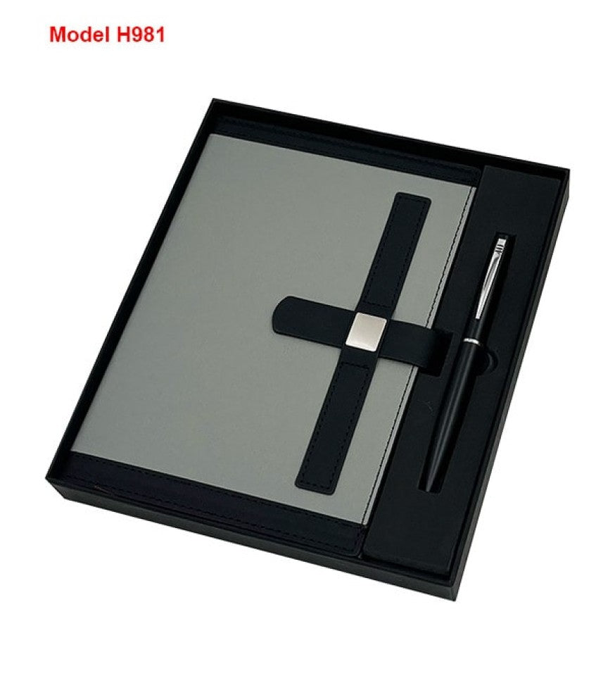 Dual-Tone Professional 2-in-1 Executive Suite | Diary & Pen Set