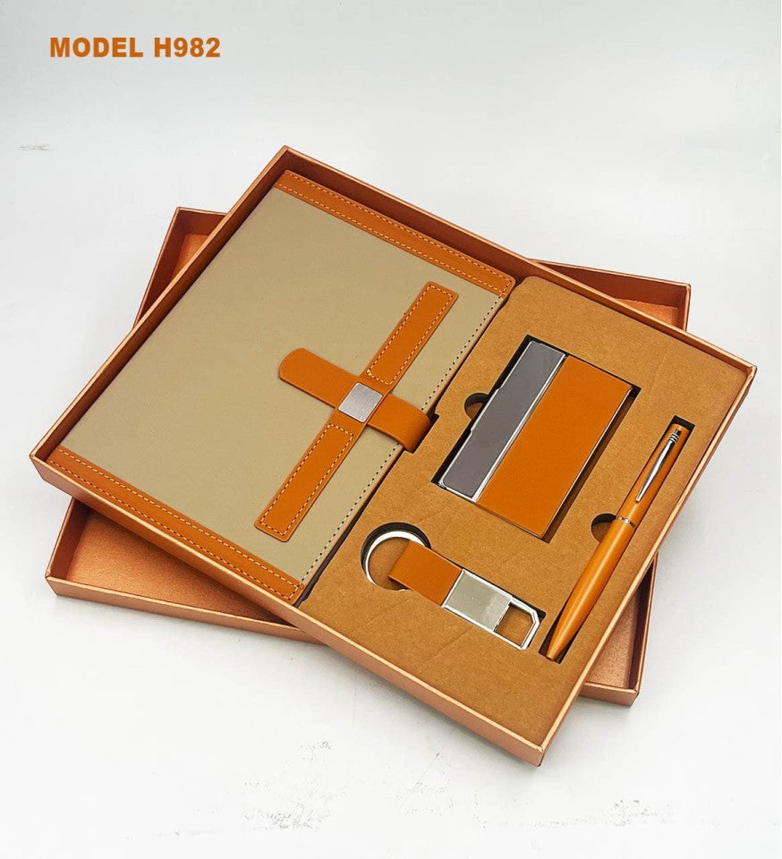 Modern PU leather 2-in-1 Signature Gift Set | Diary & Pen Set