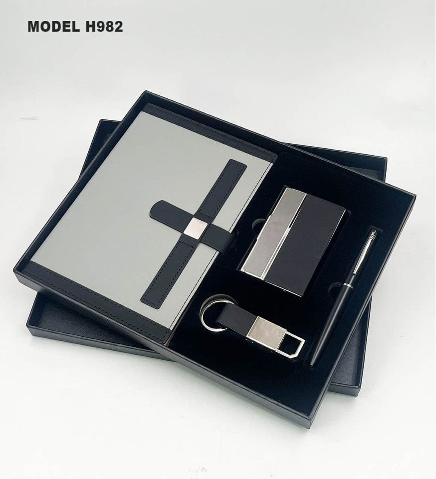 Modern PU leather 2-in-1 Signature Gift Set | Diary & Pen Set