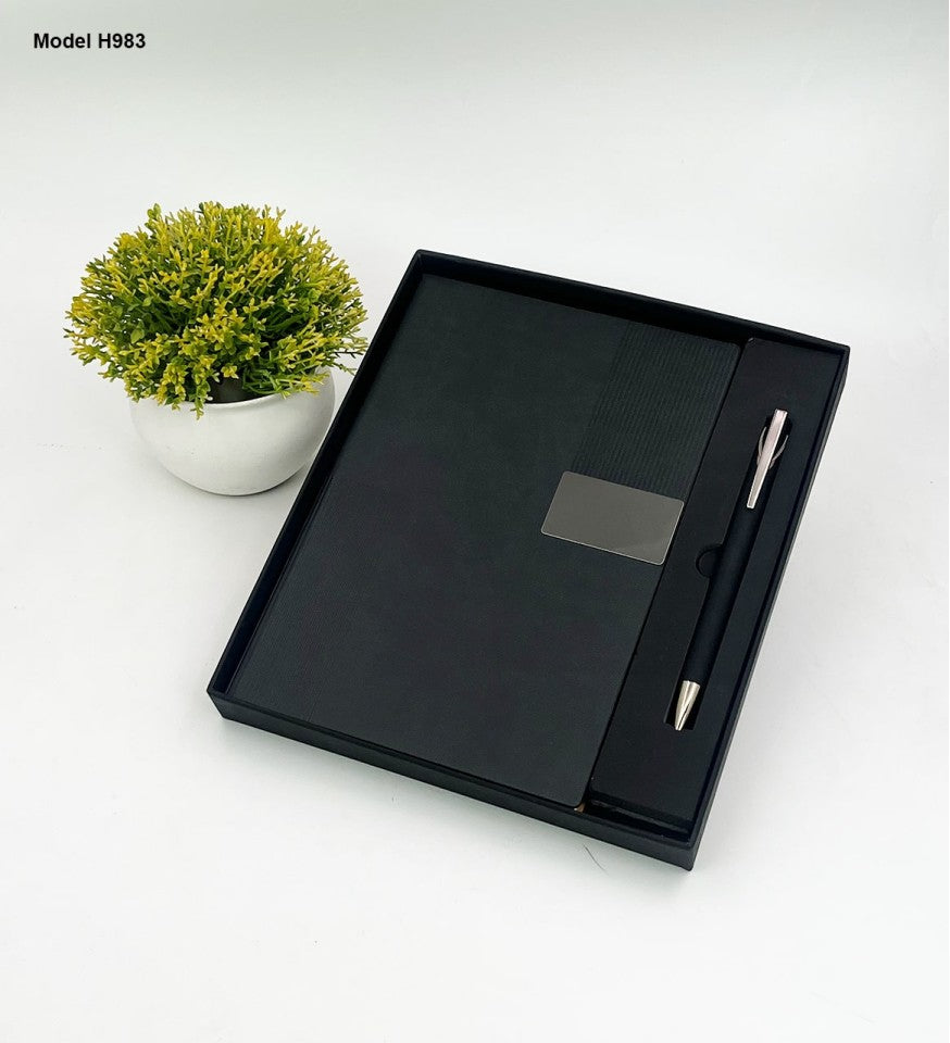 Dual-Tone Professional 2-in-1 Executive Suite | Diary & Pen Set