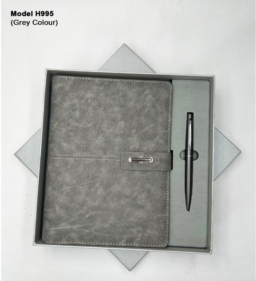 Modern Professional Minimalist Duo | Diary & Pen Set